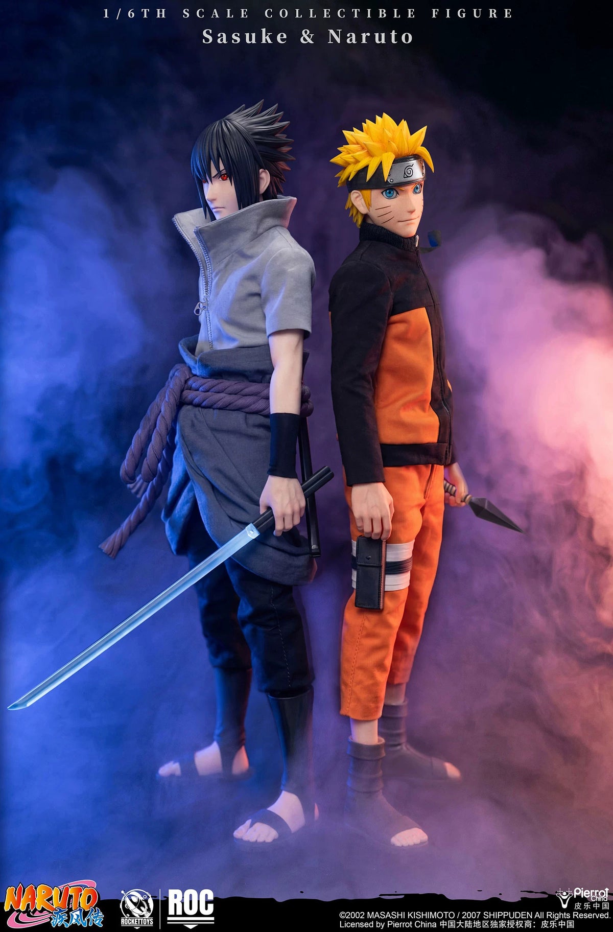 Preventa ROCKETTOYS ROC-018 1/6 Uchiha Sasuke figura de acción de colección
