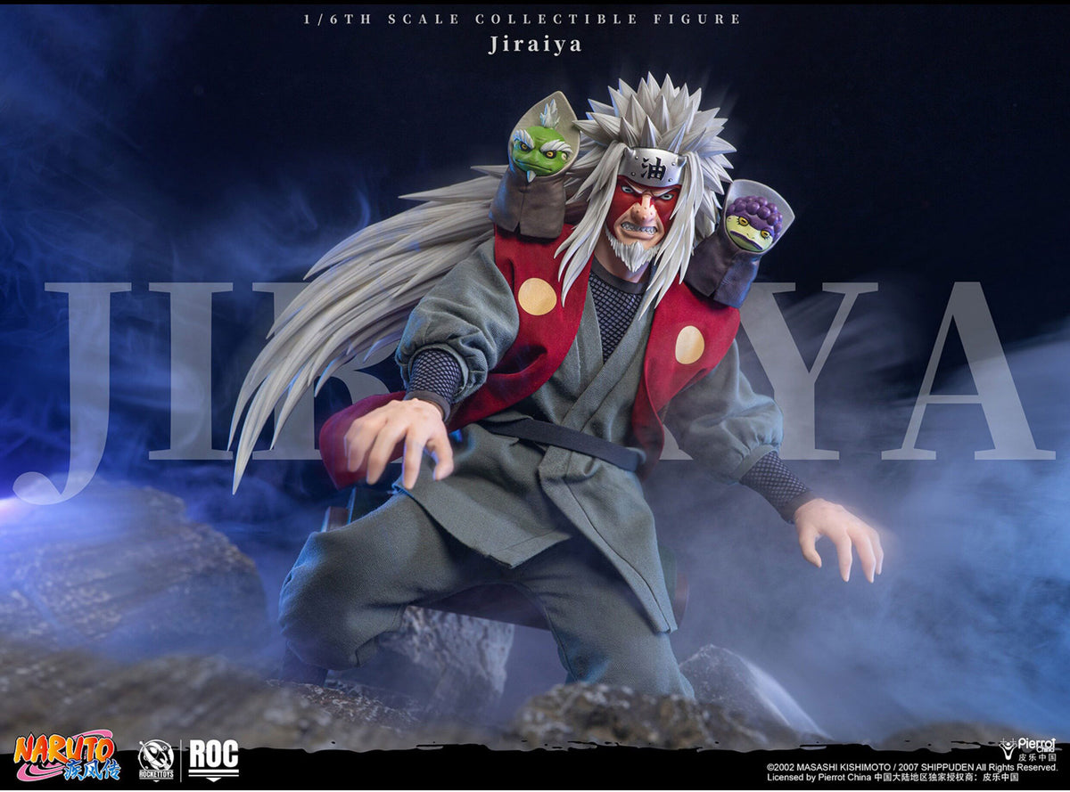Presale RocketToys ROC-020 1/6 Jiraiya Collectible Action Figure Toy Deluxe Ver.