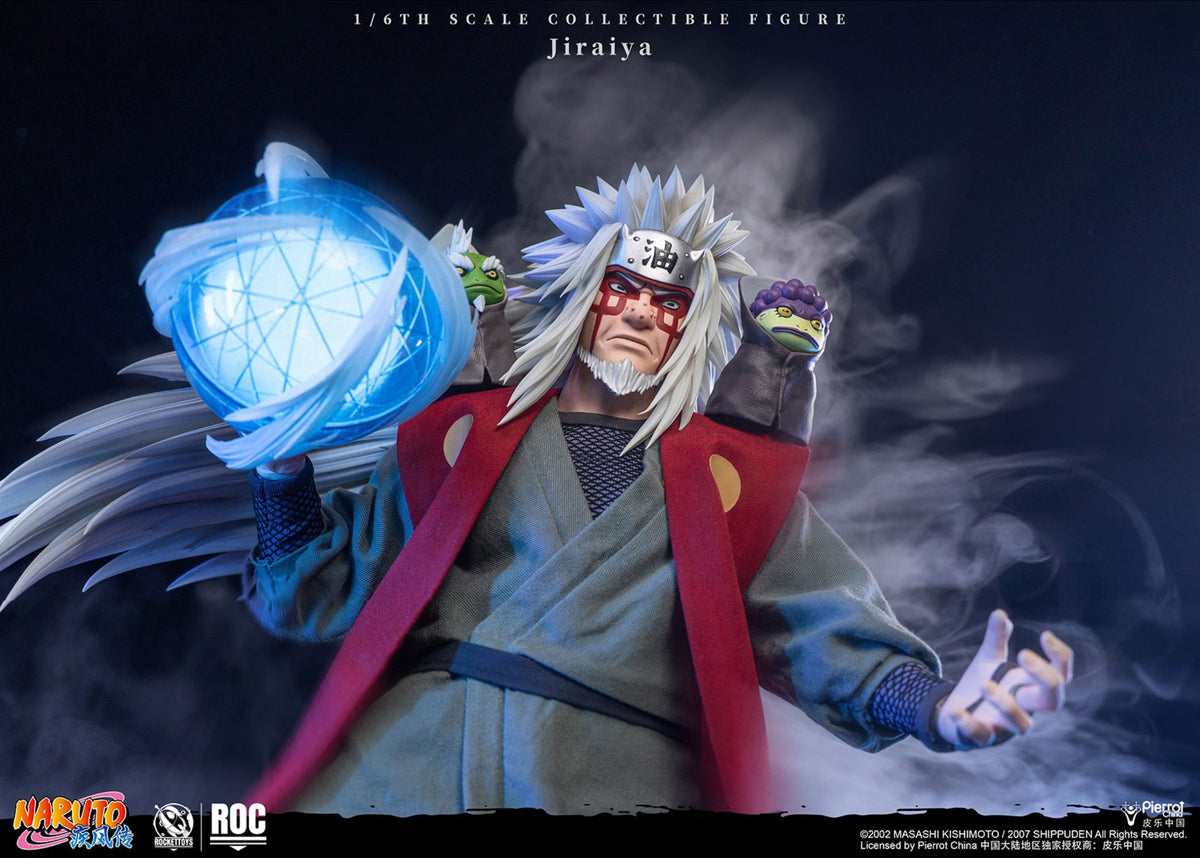 Presale RocketToys ROC-020 1/6 Jiraiya Collectible Action Figure Toy Deluxe Ver.