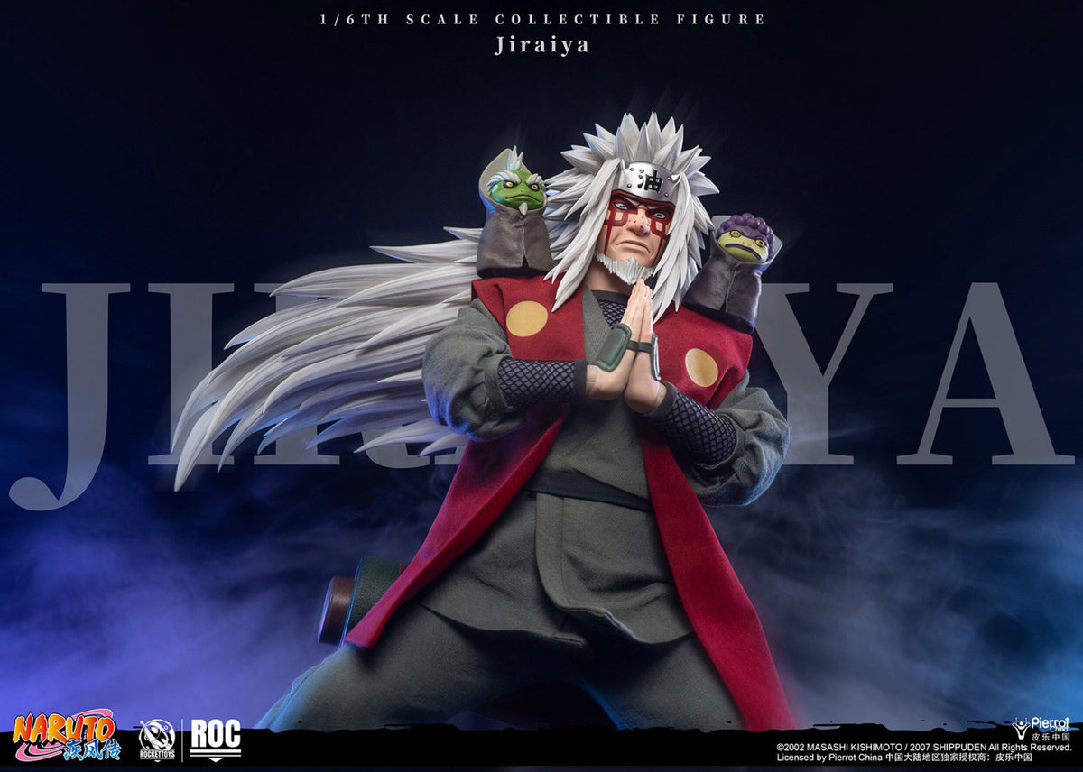 Presale RocketToys ROC-020 1/6 Jiraiya Collectible Action Figure Toy Deluxe Ver.