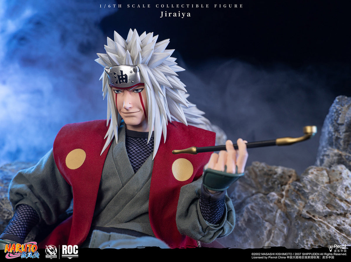 Presale RocketToys ROC-020 1/6 Jiraiya Collectible Action Figure Toy Deluxe Ver.