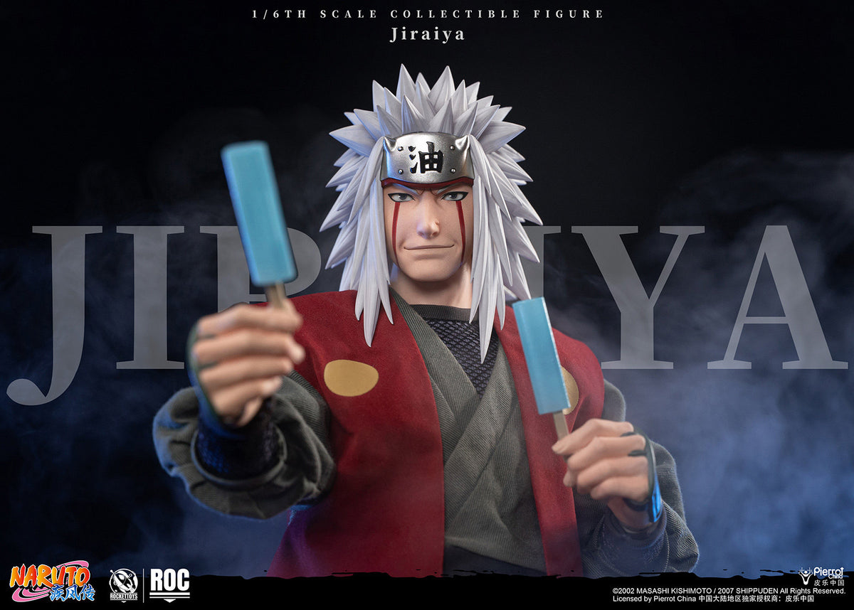 Presale RocketToys ROC-020 1/6 Jiraiya Collectible Action Figure Toy Deluxe Ver.
