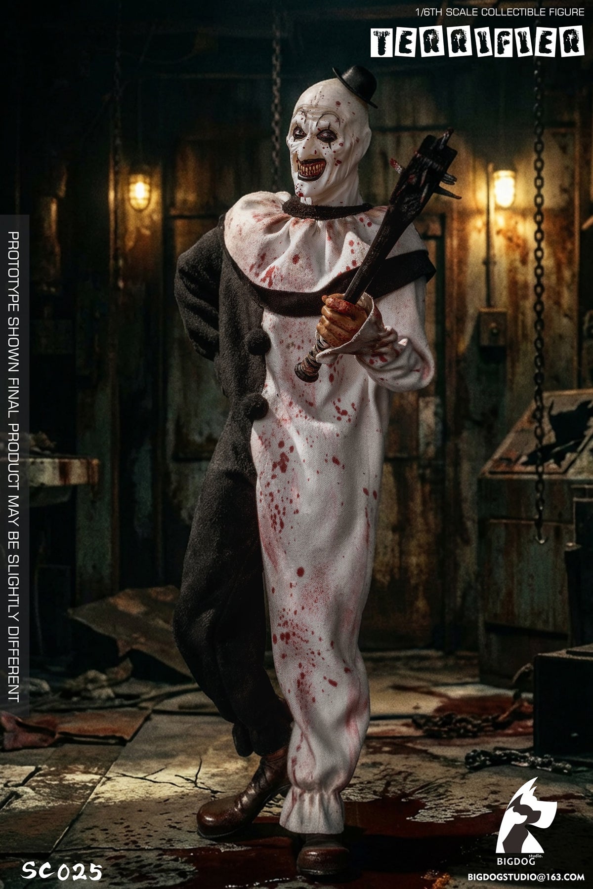 BIGDOG STUDIO SC025 1/6 The Terrorist Clown 12" Action Figure Model Toy
