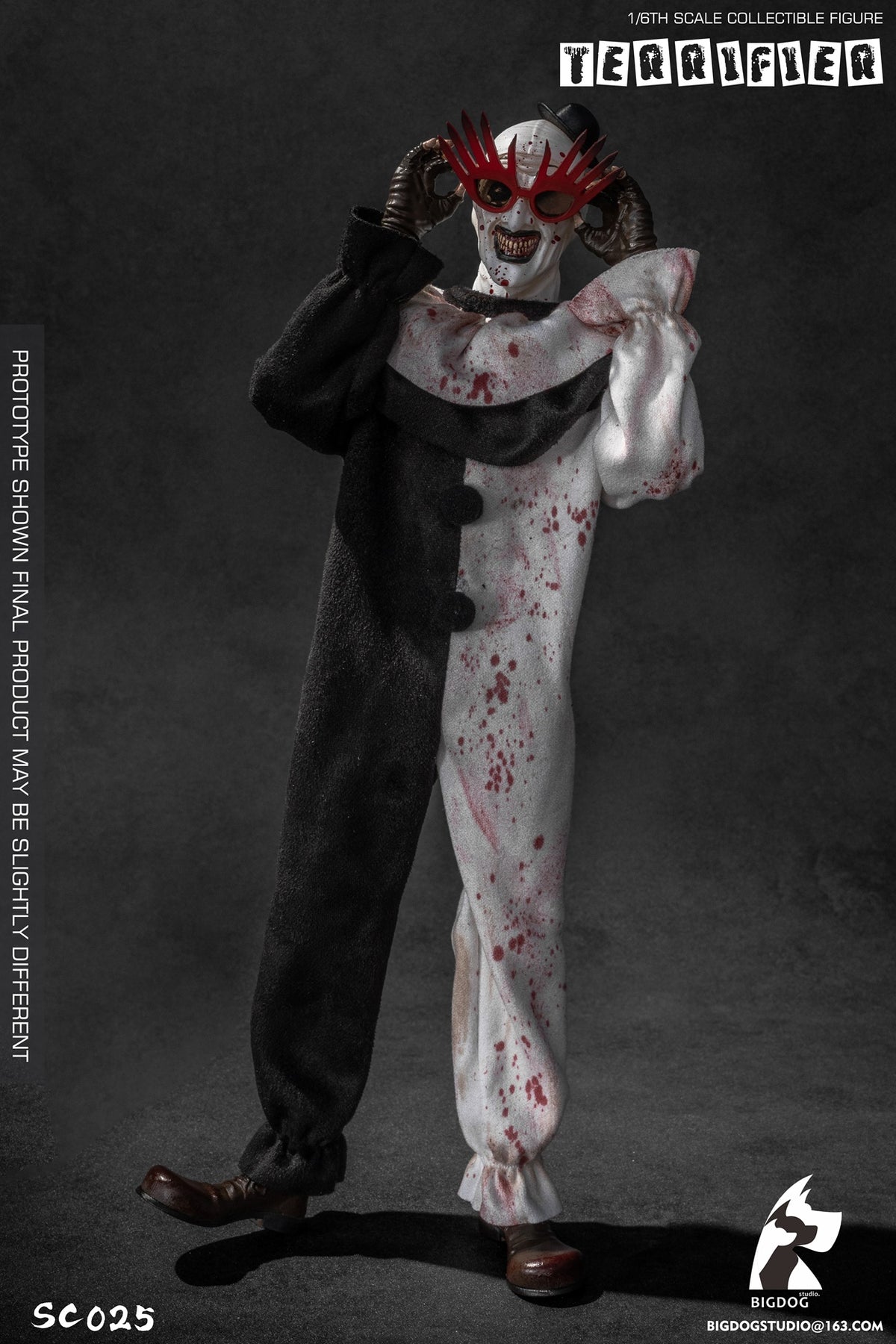 BIGDOG STUDIO SC025 1/6 The Terrorist Clown 12" Action Figure Model Toy