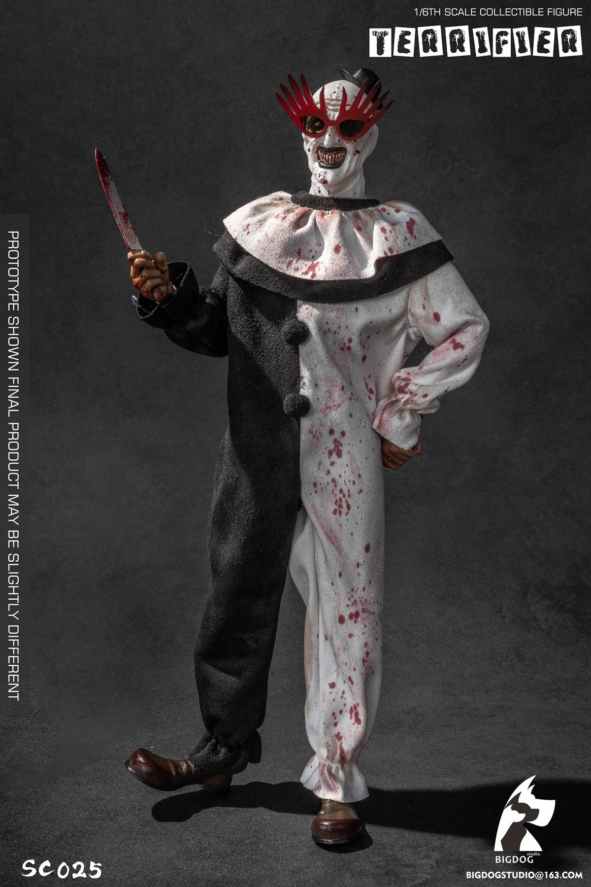 BIGDOG STUDIO SC025 1/6 The Terrorist Clown 12" Action Figure Model Toy