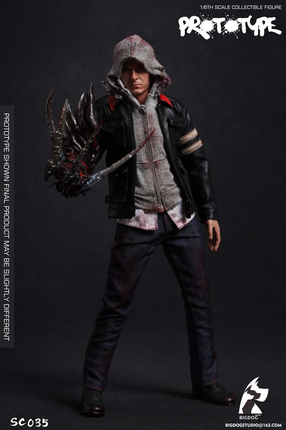 Presale BIGDOG STUDIO SC035 1/6 Prototype Alex Mercer Action Figure