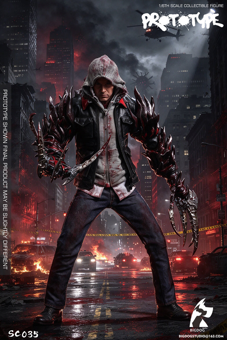 Presale BIGDOG STUDIO SC035 1/6 Prototype Alex Mercer Action Figure