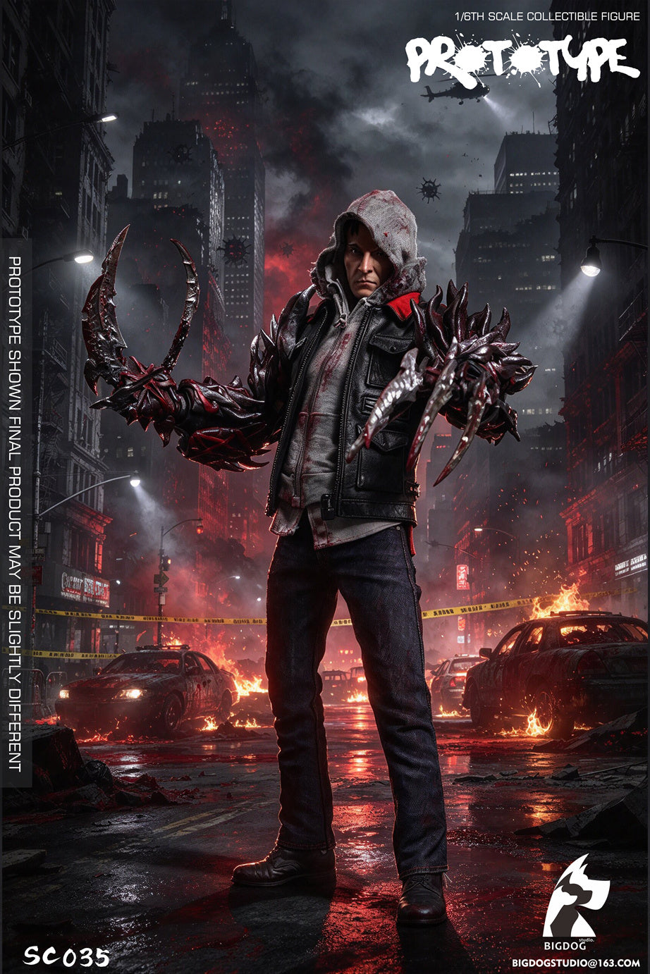 Presale BIGDOG STUDIO SC035 1/6 Prototype Alex Mercer Action Figure