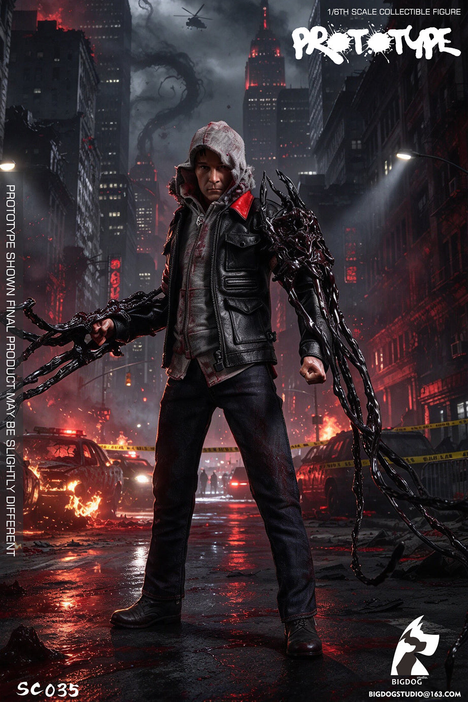 Presale BIGDOG STUDIO SC035 1/6 Prototype Alex Mercer Action Figure