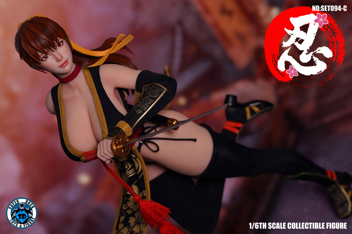 Presale SUPER DUCK SET094C 1/6 Sexy Female Ninja Kasumi Action Figure Model Toy
