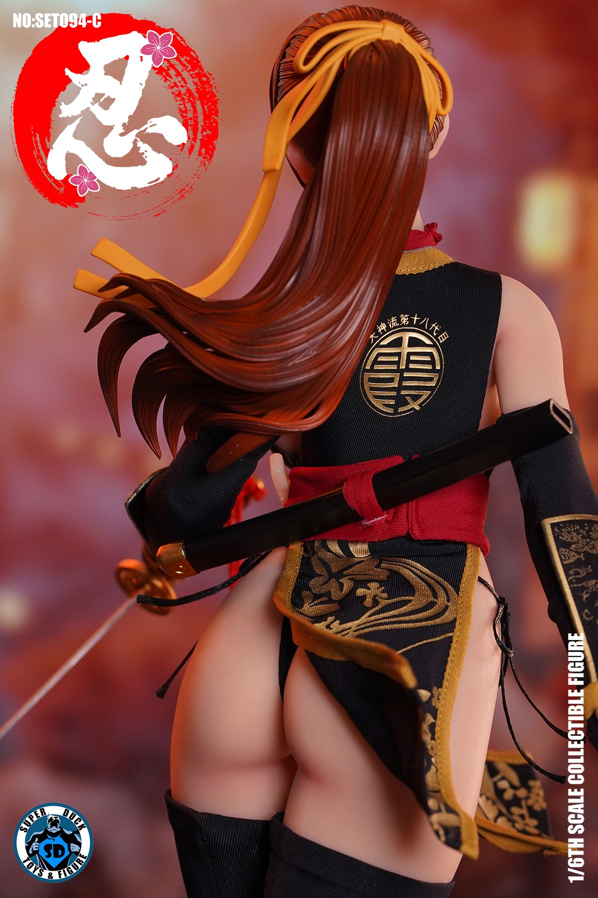 Presale SUPER DUCK SET094C 1/6 Sexy Female Ninja Kasumi Action Figure Model Toy