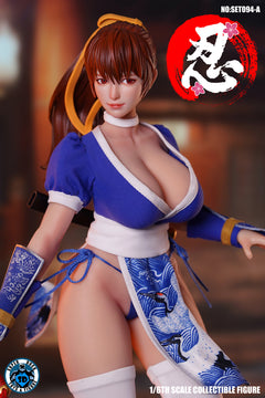 予約受付中 SUPER DUCK SET094A 1/6 セクシー女性忍者 かすみ アクションフィギュア 模型 おもちゃ