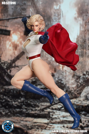 Presale SUPER DUCK SET096 1/6 Power Girl Superwoman Female Action Figure Model