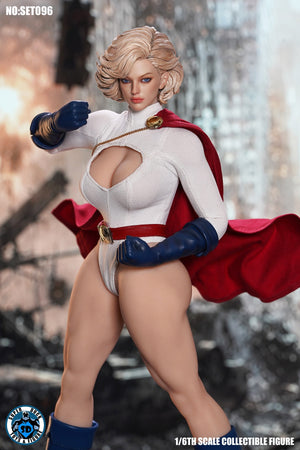 Presale SUPER DUCK SET096 1/6 Power Girl Superwoman Female Action Figure Model