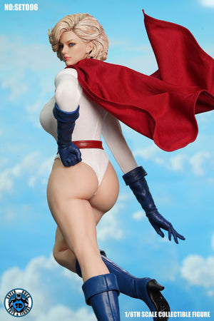 Presale SUPER DUCK SET096 1/6 Power Girl Superwoman Female Action Figure Model
