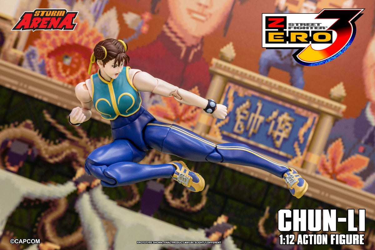 Vorverkauf Storm Arena SFSA06 1/12 Street Fighter Zero 3 CHUN-LI Actionfigur Spielzeug