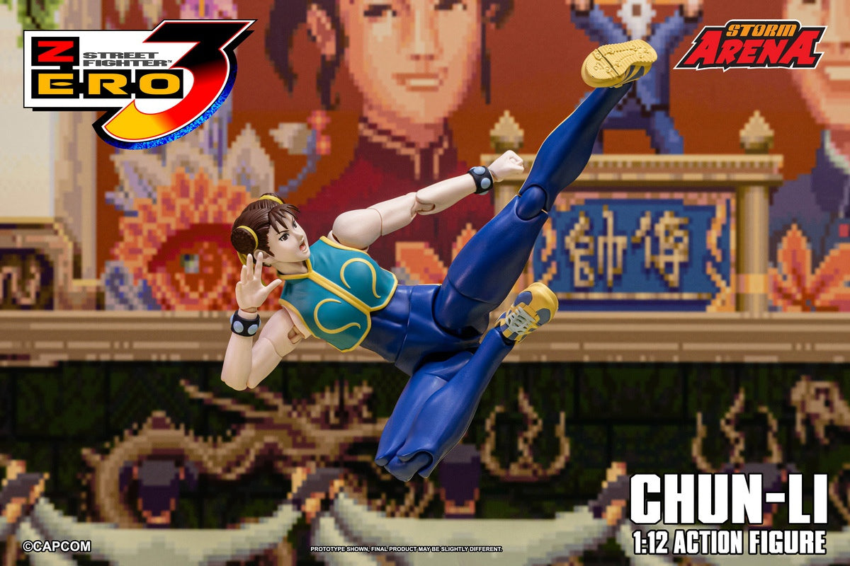 Vorverkauf Storm Arena SFSA06 1/12 Street Fighter Zero 3 CHUN-LI Actionfigur Spielzeug