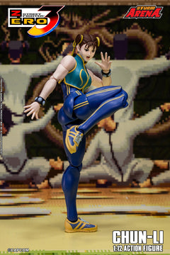 Vorverkauf Storm Arena SFSA06 1/12 Street Fighter Zero 3 CHUN-LI Actionfigur Spielzeug