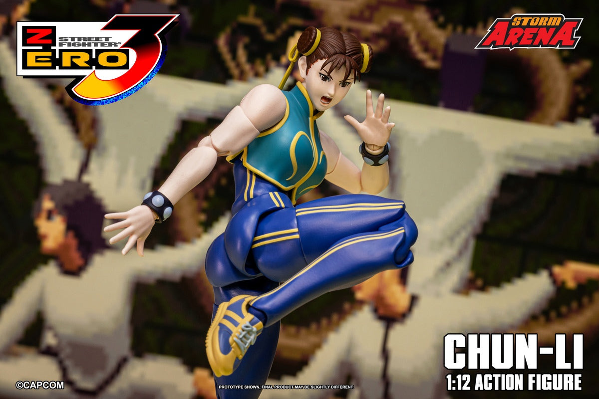 Vorverkauf Storm Arena SFSA06 1/12 Street Fighter Zero 3 CHUN-LI Actionfigur Spielzeug