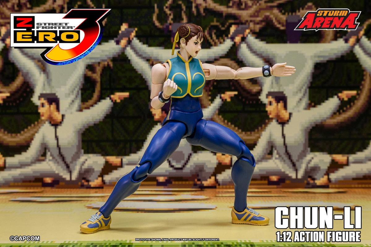 Vorverkauf Storm Arena SFSA06 1/12 Street Fighter Zero 3 CHUN-LI Actionfigur Spielzeug