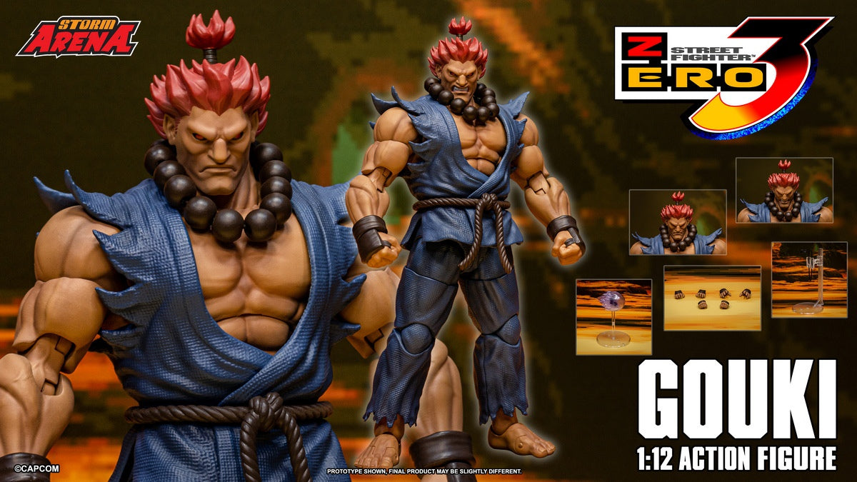 Presale STORM ARENA SFSA07 1/12 Street Fighter Zero 3 Gouki Action Figure Model