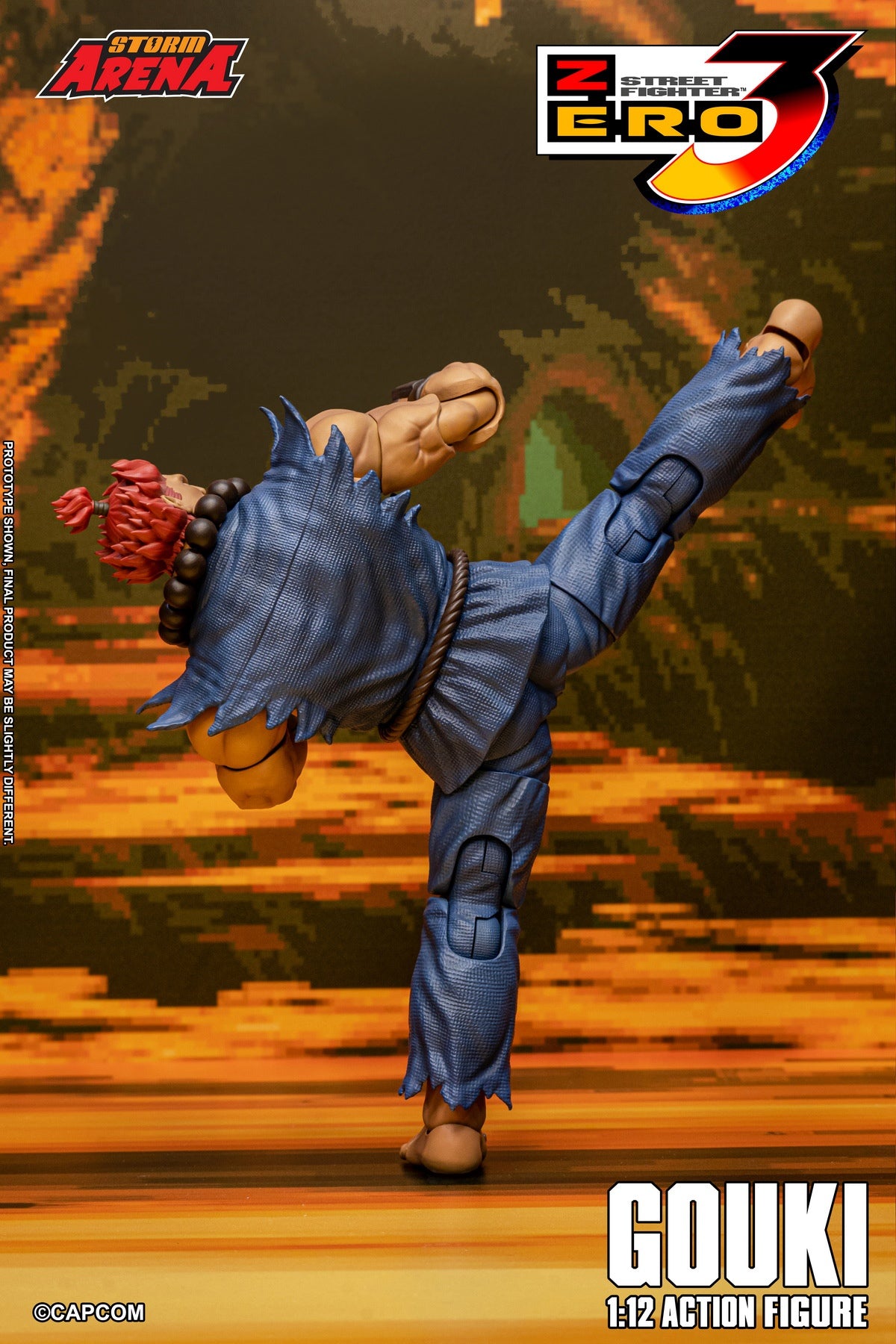 Presale STORM ARENA SFSA07 1/12 Street Fighter Zero 3 Gouki Action Figure Model