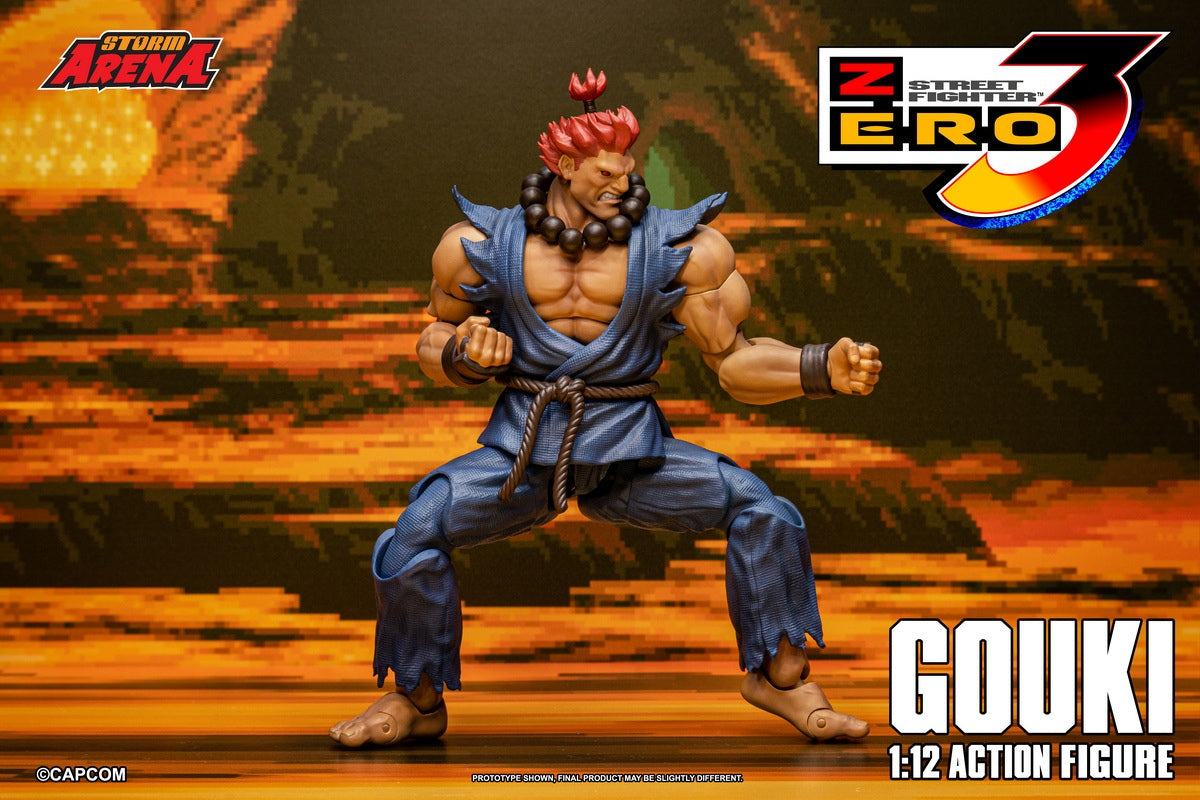 Presale STORM ARENA SFSA07 1/12 Street Fighter Zero 3 Gouki Action Figure Model