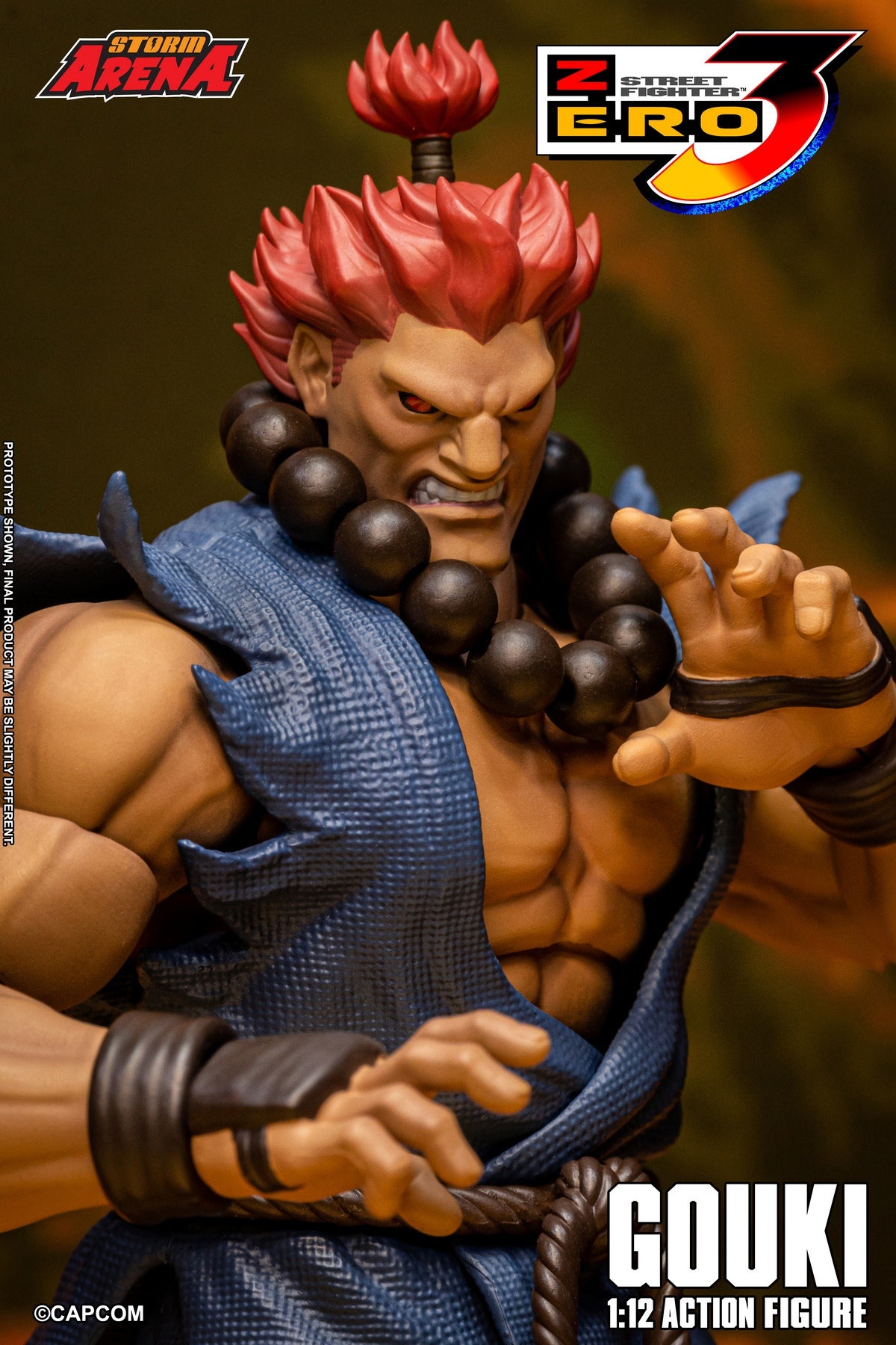 Presale STORM ARENA SFSA07 1/12 Street Fighter Zero 3 Gouki Action Figure Model