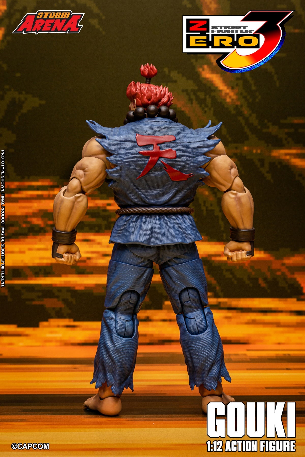Presale STORM ARENA SFSA07 1/12 Street Fighter Zero 3 Gouki Action Figure Model