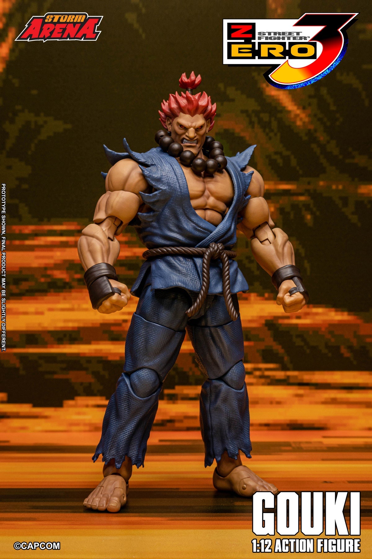 Presale STORM ARENA SFSA07 1/12 Street Fighter Zero 3 Gouki Action Figure Model