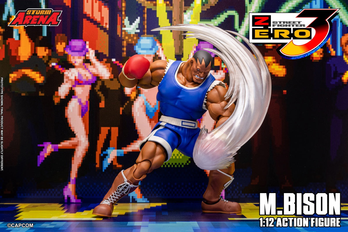 Preventa STORM ARENA SFSA09 1/12 M.Bison Street Fighter Zero 3 figura de acción