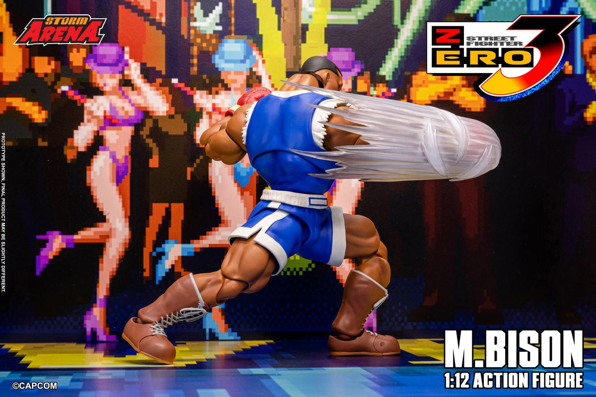 Preventa STORM ARENA SFSA09 1/12 M.Bison Street Fighter Zero 3 figura de acción
