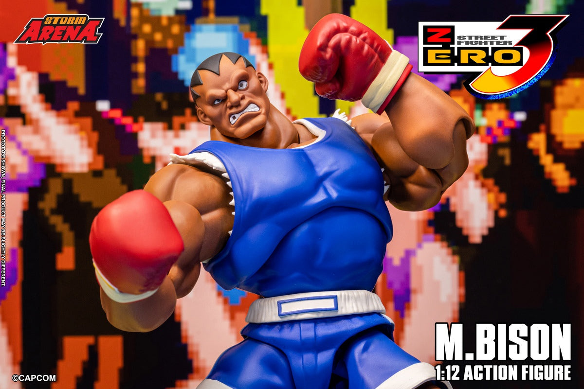 Preventa STORM ARENA SFSA09 1/12 M.Bison Street Fighter Zero 3 figura de acción
