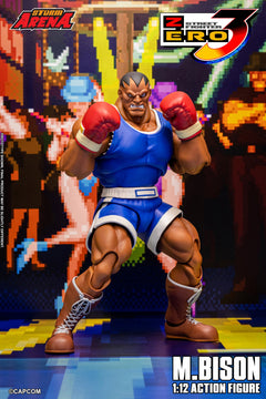 Preventa STORM ARENA SFSA09 1/12 M.Bison Street Fighter Zero 3 figura de acción