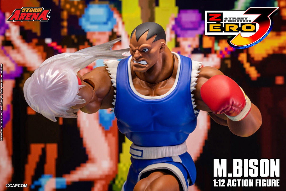 Preventa STORM ARENA SFSA09 1/12 M.Bison Street Fighter Zero 3 figura de acción
