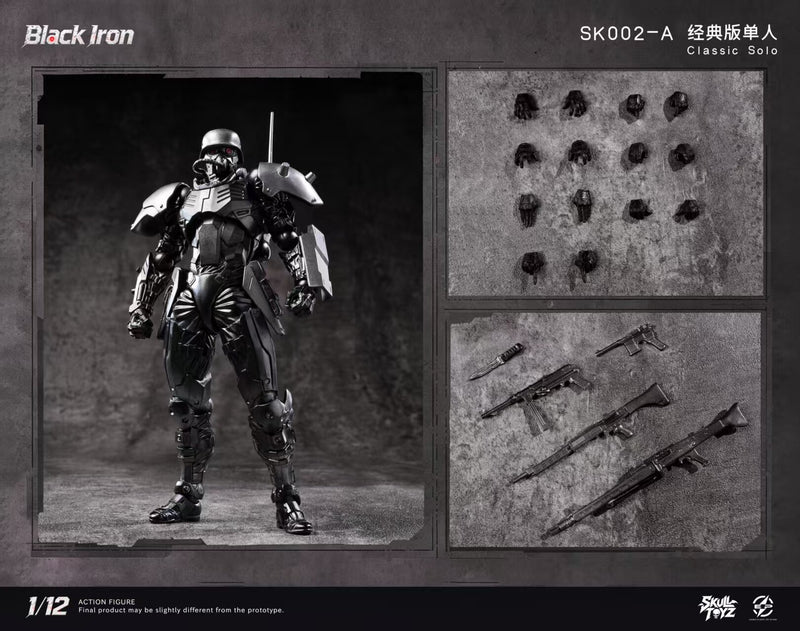 Presale Skull Toyz X Snake SK002-A 1/12 Black Iron Action Figure Classic Solo Ver.