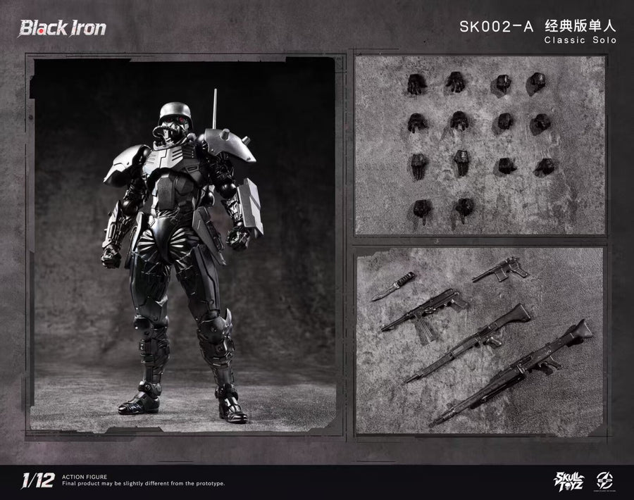 Presale Skull Toyz X Snake SK002-A 1/12 Black Iron Action Figure Classic Solo Ver.