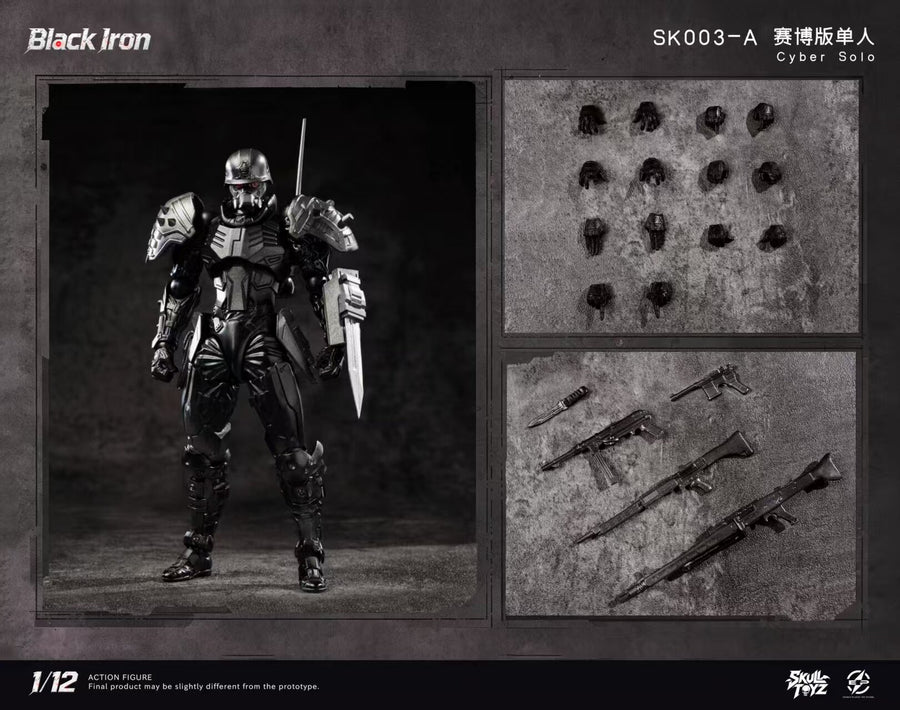 Presale Skull Toyz X Snake SK003-A 1/12 Black Iron Action Figure Cyber Solo Ver.