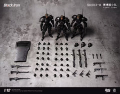 Preventa Skull Toyz X Snake SK003-B 1/12 Black Iron figura de acción Cyber Team Ver.