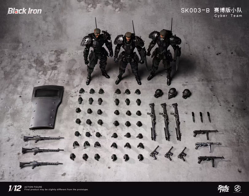 Presale Skull Toyz X Snake SK003-B 1/12 Black Iron Action Figure Cyber Team Ver.