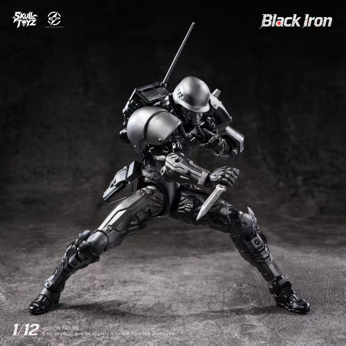 Preventa Skull Toyz X Snake SK002-A 1/12 Black Iron figura de acción Classic Solo Ver.