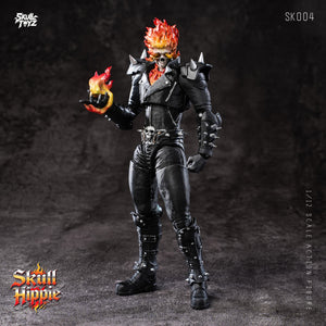 Presale Skull Toyz SK004 1/12 Skull Hippie Burning Ghost The Rider Johnny Action Figure Model