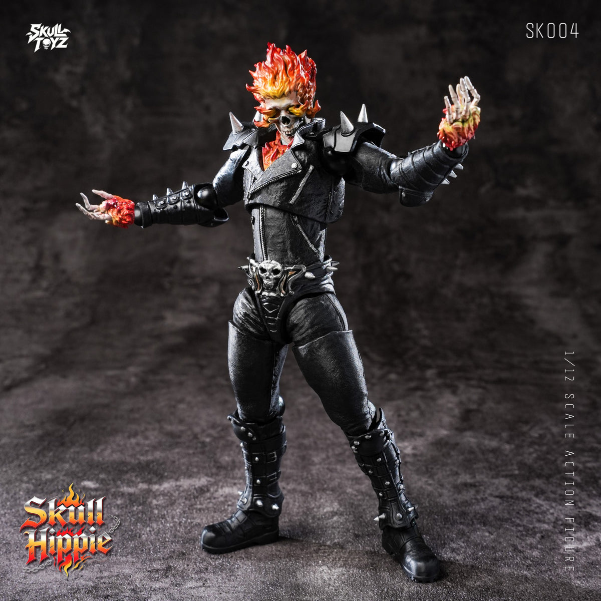 Presale Skull Toyz SK004 1/12 Skull Hippie Burning Ghost The Rider Johnny Action Figure Model