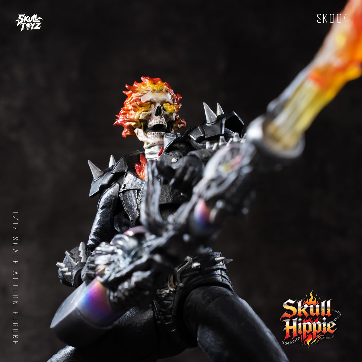 Presale Skull Toyz SK004 1/12 Skull Hippie Burning Ghost The Rider Johnny Action Figure Model
