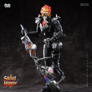 Presale Skull Toyz SK004 1/12 Skull Hippie Burning Ghost The Rider Johnny Action Figure Model