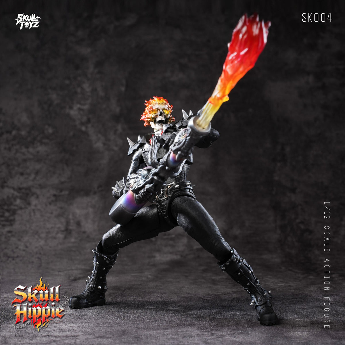 Presale Skull Toyz SK004 1/12 Skull Hippie Burning Ghost The Rider Johnny Action Figure Model