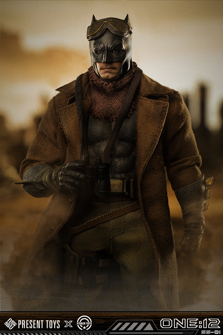 PRESENT TOYS SS-01 1/12 Desert Seeker Bat Man Wayne 6" Action Figure Model Toy