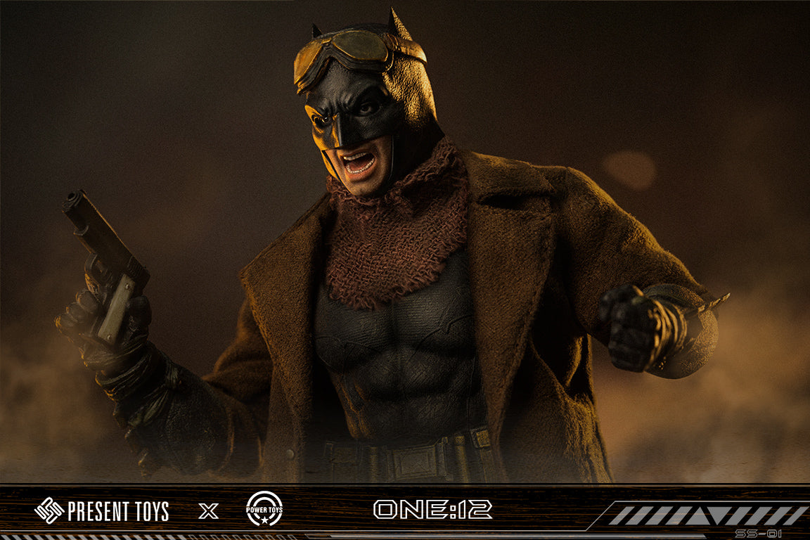 PRESENT TOYS SS-01 1/12 Desert Seeker Bat Man Wayne 6" Action Figure Model Toy