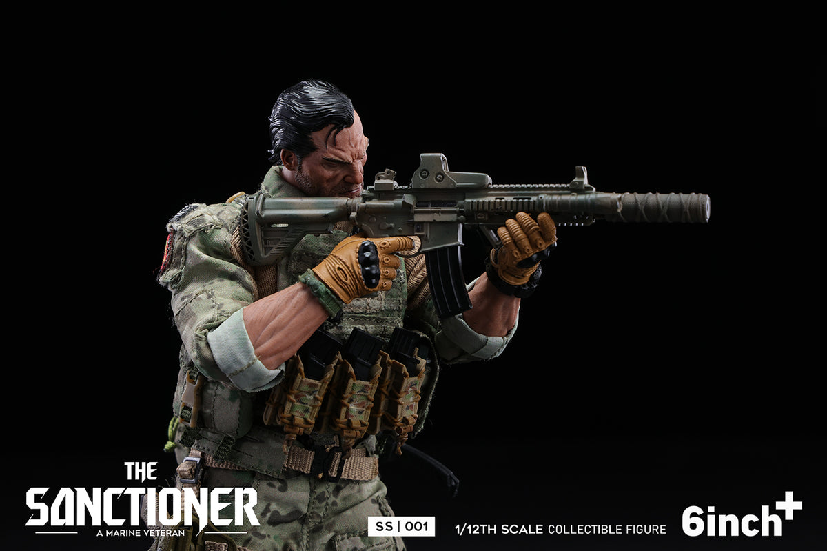 Presale 6inchplus SS001 1/12 The Sanctioner Frank Punisher Action Figure Model
