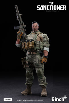 Preventa 6inchplus SS001 1/12 The Sanctioner Frank Punisher modelo de figura de acción